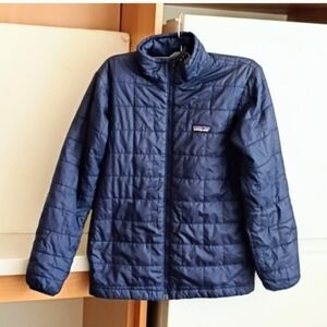 Kids Patagonia Quilted Navy Jacket sz L12